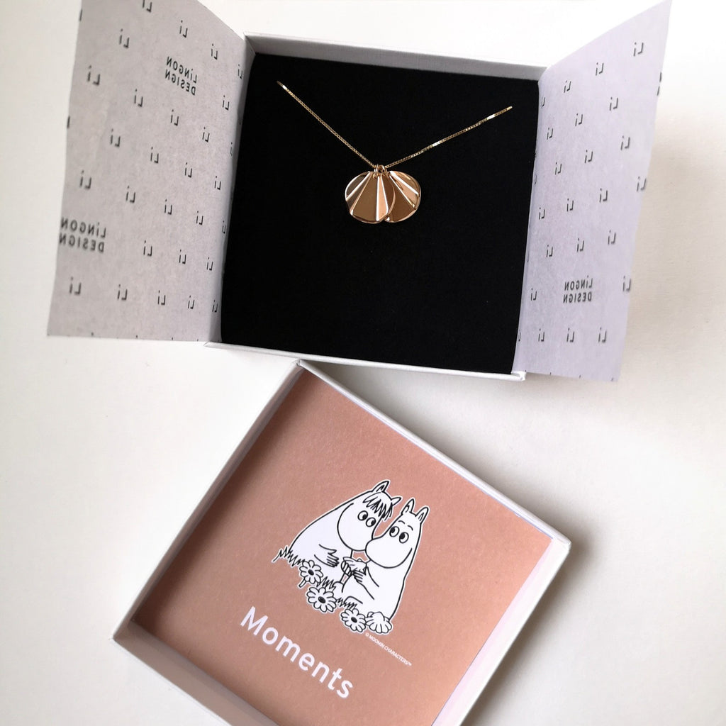 Moments necklace, gold